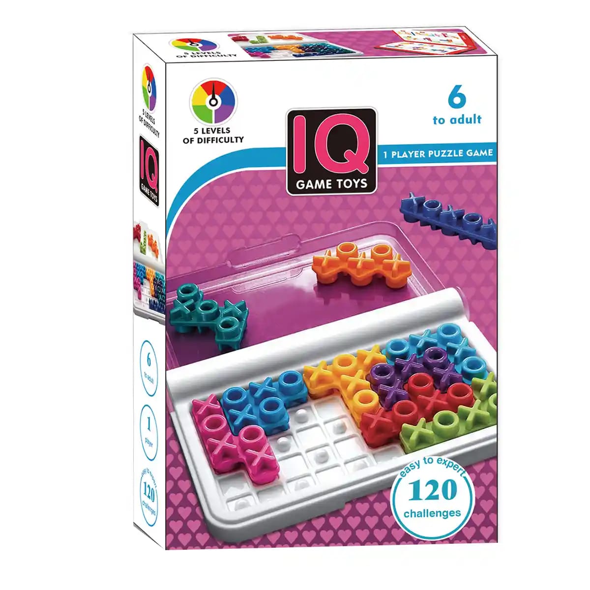 IQ Mind Pattern XO Family Game - 120 Challenges - Default Title - Odeez | Educational Toys Pakistan 