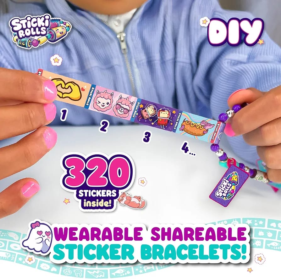 DIY Stickers Jewelry with 320 Stickers - 21D