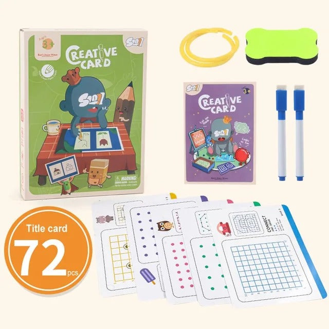 Creative Cards Pen Control Write and Wipe Activity