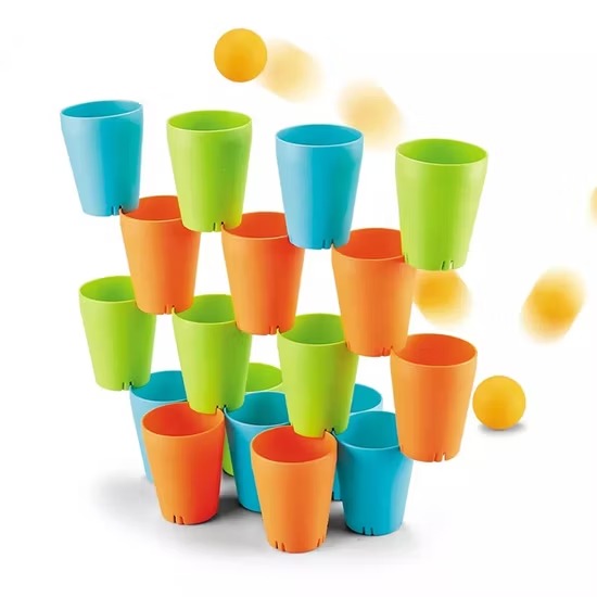 Cup Quick Stack Up Game 18 Pieces Speed Stacking Toy - 336