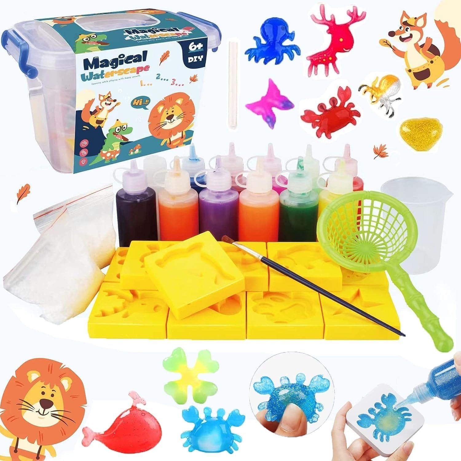 Without Box Magical Waterscape - DIY ELF Water Gel Molding Toy - 689