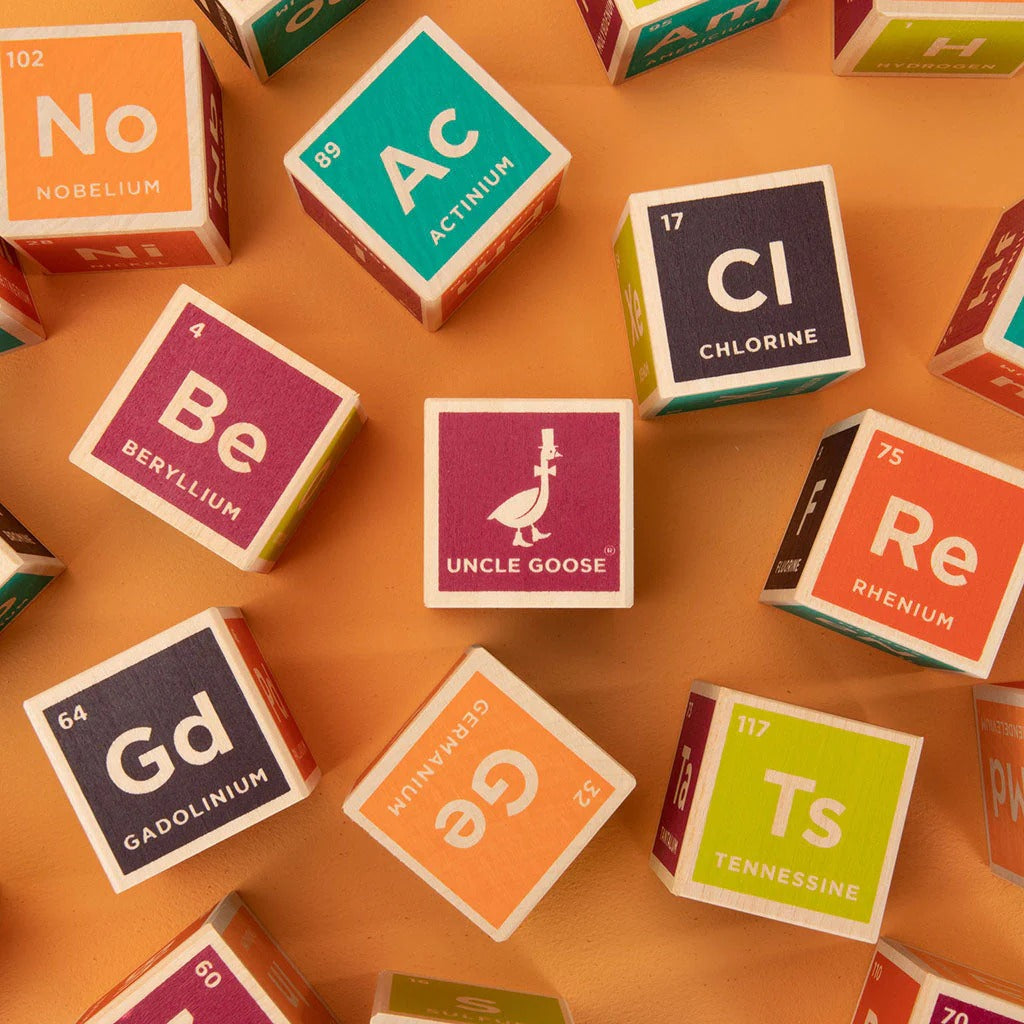 Periodic Table Elemental Wooden Blocks - 20 Pieces - Default Title - Odeez | Educational Toys Pakistan 