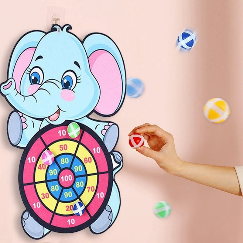 Sticky Ball Dartboard Interactive Play for Kids - 881 - Default Title - Odeez | Educational Toys Pakistan 