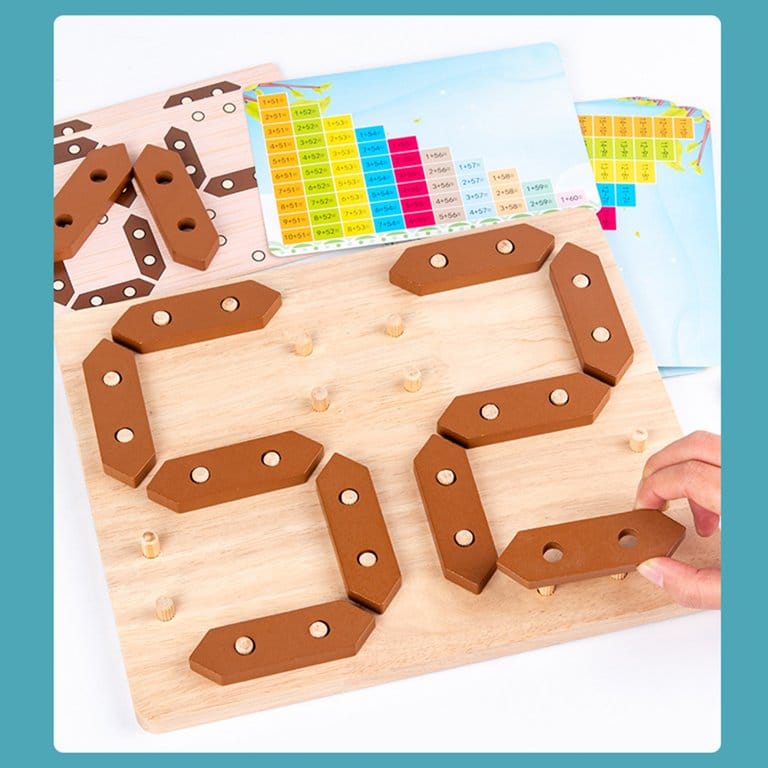 Digital Wooden Board for Addition Subtraction Learning - 032 - Default Title - Odeez | Educational Toys Pakistan 