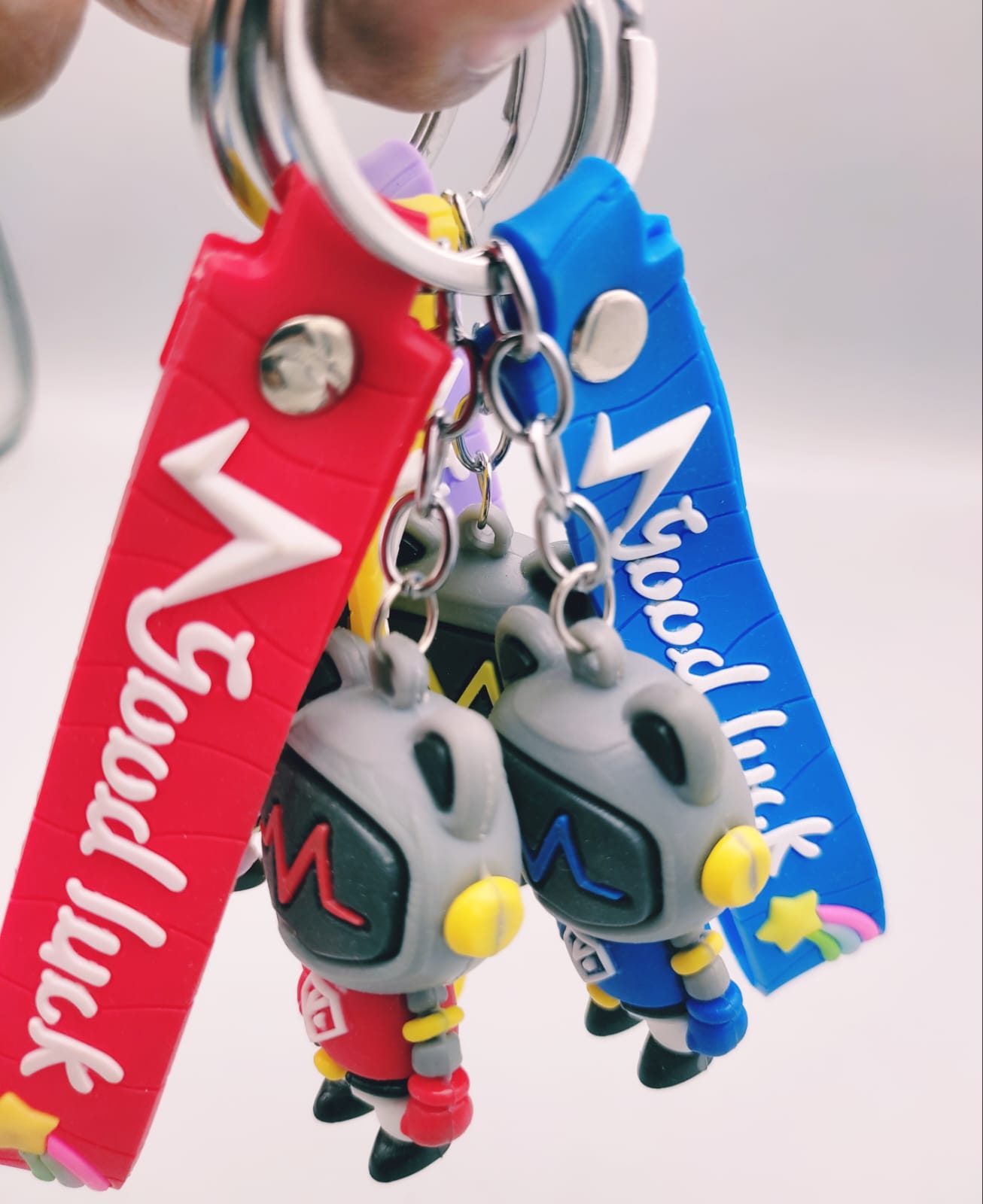 Cute Cat Robots Rubber Keychain for Kids - 487 - Default Title - Odeez | Educational Toys Pakistan 