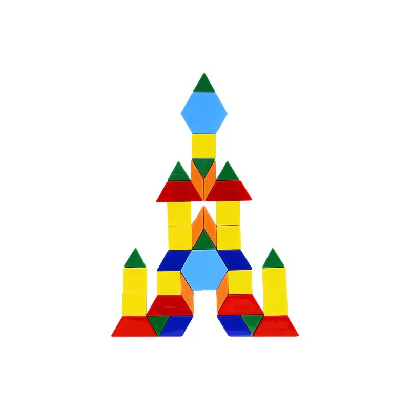 Magnetic Plastic Pattern Blocks - 20+ pieces - Default Title - Odeez | Educational Toys Pakistan 