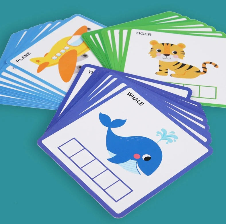 Alphabet Learning and Practice Spelling Game - 100 Pieces - Default Title - Odeez | Educational Toys Pakistan 