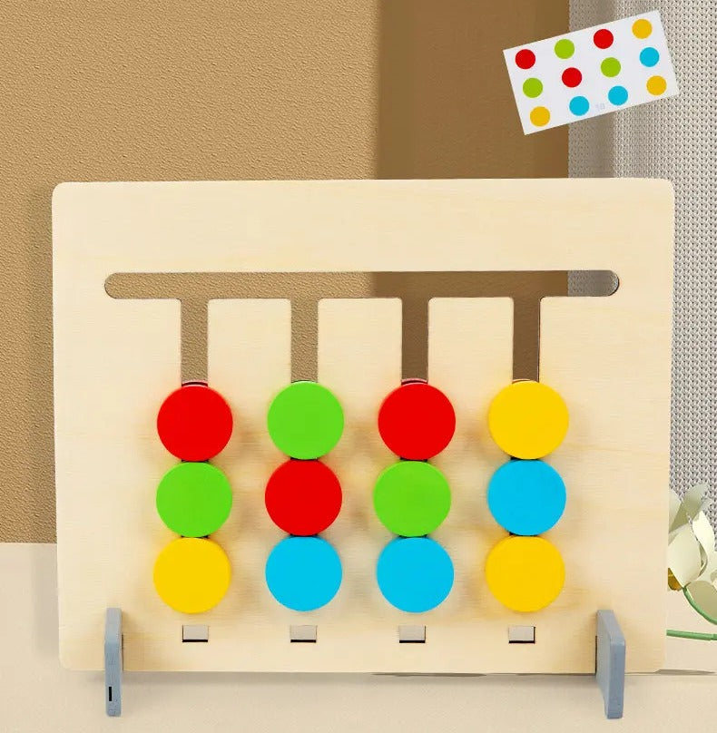 Double Sided Dinosaur Logic Pattern Sequence Puzzle - 18 Cards - Default Title - Odeez | Educational Toys Pakistan 