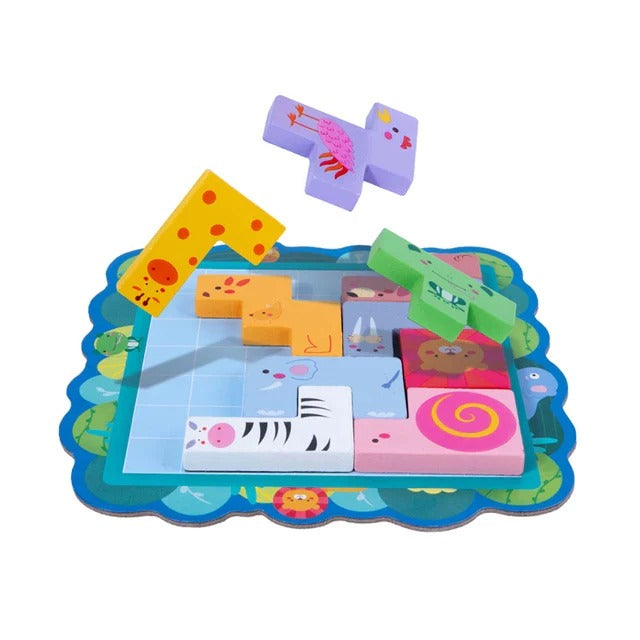 Magnetic Pattern Jigsaw Challenge - 32 Cards - Default Title - Odeez | Educational Toys Pakistan 