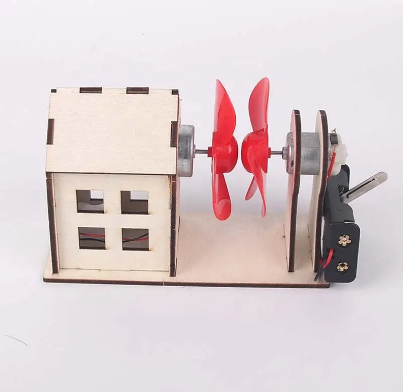 DIY Electric Wind Power Station Science Experiment Kits - 049 - Default Title - Odeez | Educational Toys Pakistan 