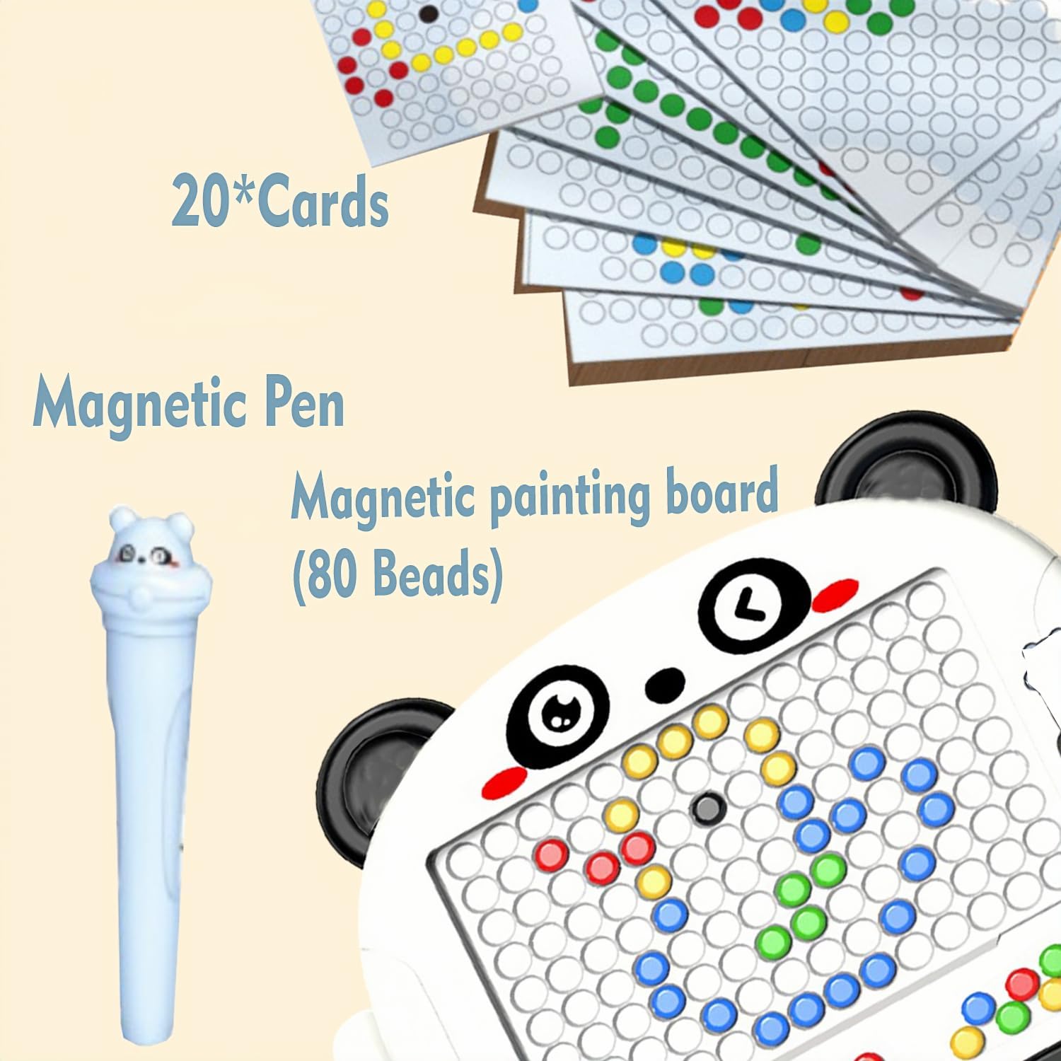 Panda Magnetic Drawing Bead Tablet - 816 - Default Title - Odeez | Educational Toys Pakistan 