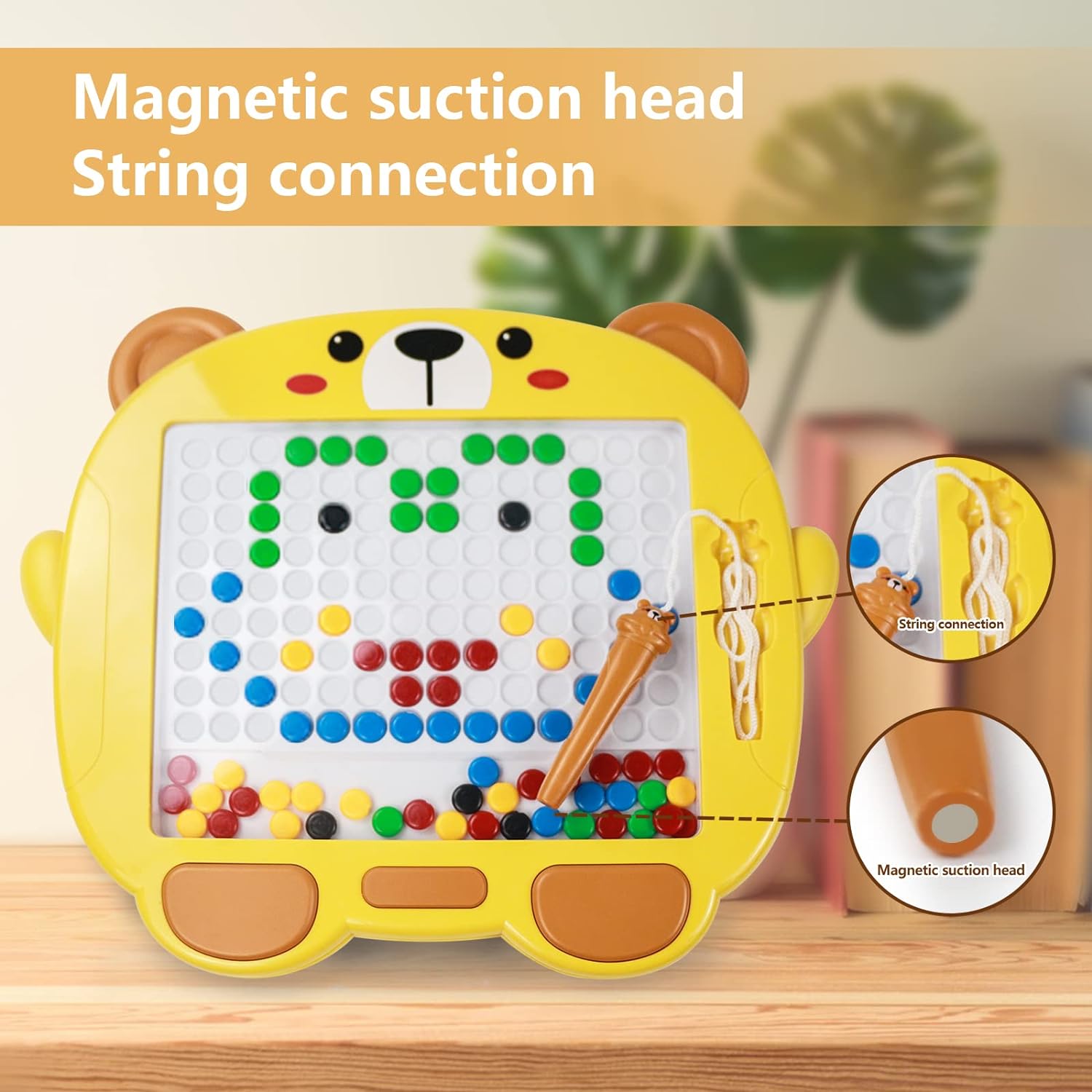 Tiger Magnetic Drawing Bead Tablet - 813 - Default Title - Odeez | Educational Toys Pakistan 