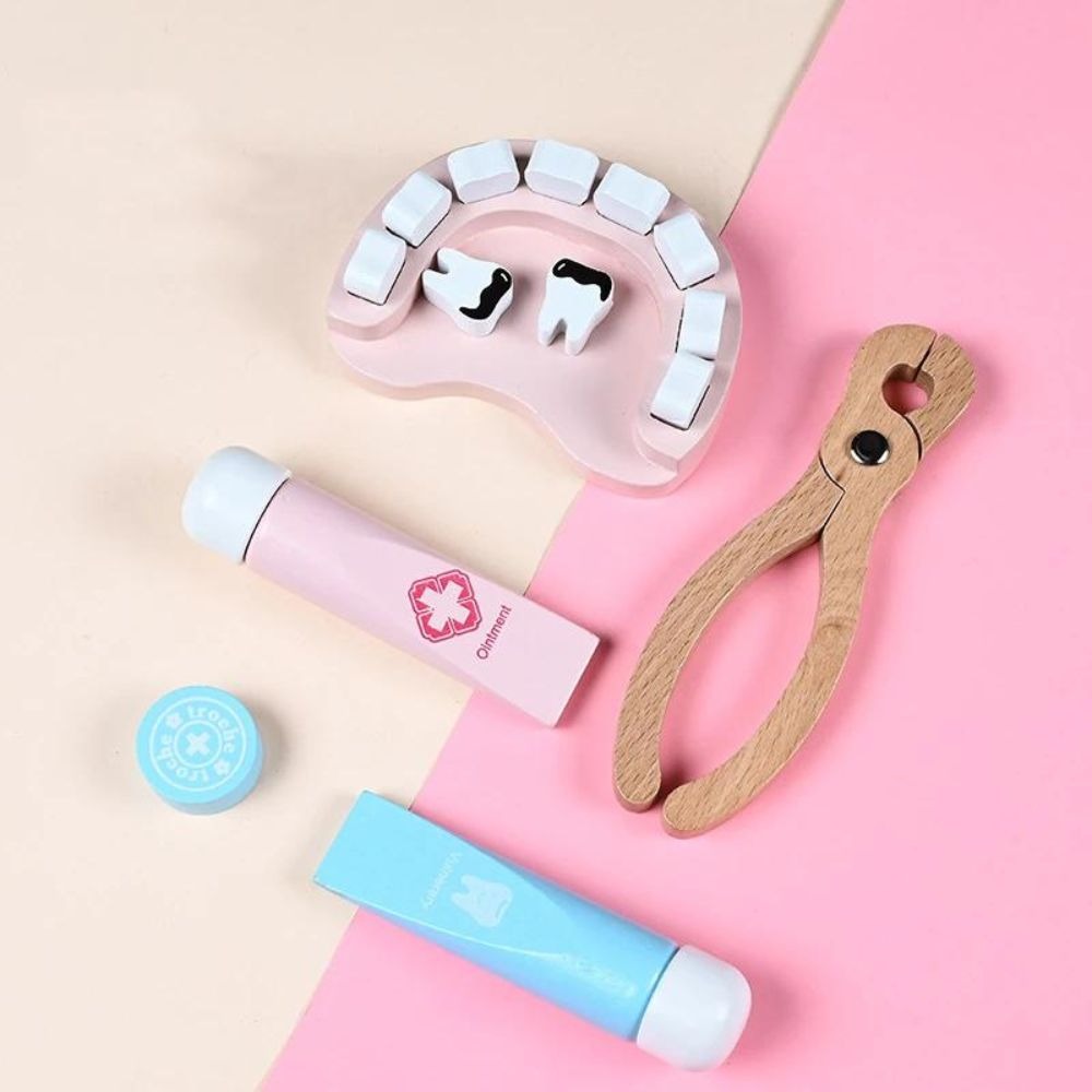 Wooden Children Doctor Pretend Play Set - 920 - Default Title - Odeez | Educational Toys Pakistan 