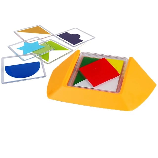 Spatial Thinking Geometry Challenge Family Fun - 18 Cards - Default Title - Odeez | Educational Toys Pakistan 