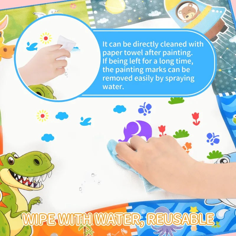 2in1 Write and Spray Painting Magic Blanket - Animal - Default Title - Odeez | Educational Toys Pakistan 