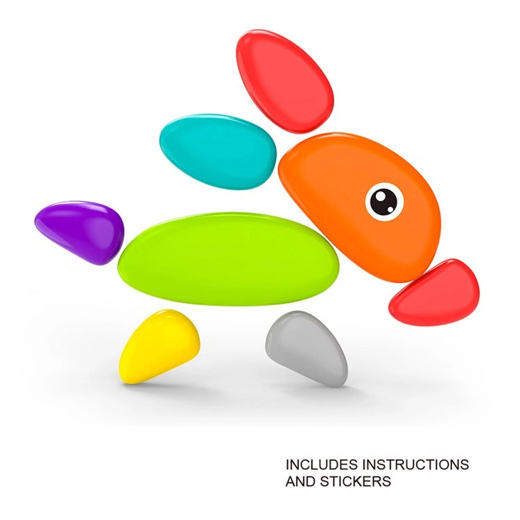 Interesting Colored Pebbles Stacking Blocks 18 Pieces - 044 - Default Title - Odeez | Educational Toys Pakistan 