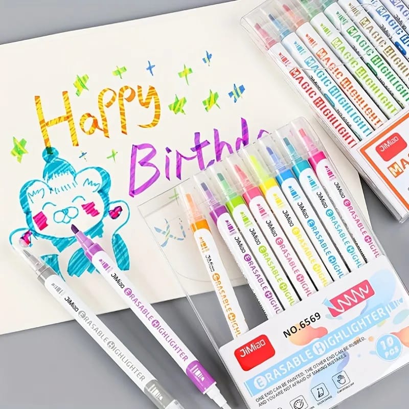 Magic Color Changing Highlighter Art Set - 10 pieces - Default Title - Odeez | Educational Toys Pakistan 