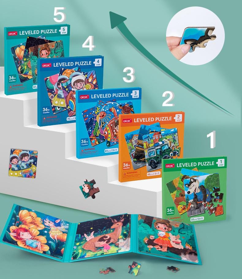 3in1 Magnetic Ocean Jigsaw Puzzle Board - Step 3 - Default Title - Odeez | Educational Toys Pakistan 