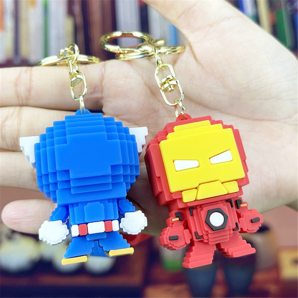 Pixel Marvel Avengers Keychain without Ring - 684 - Default Title - Odeez | Educational Toys Pakistan 
