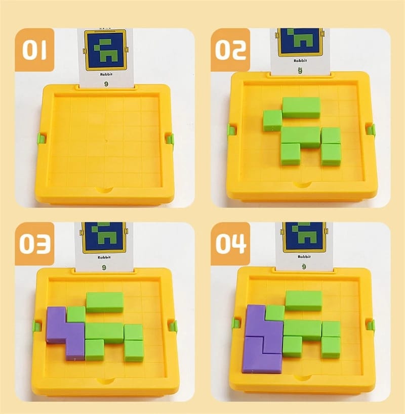 Variform Squares Mind Pattern Puzzle - 55 Challenges - Default Title - Odeez | Educational Toys Pakistan 