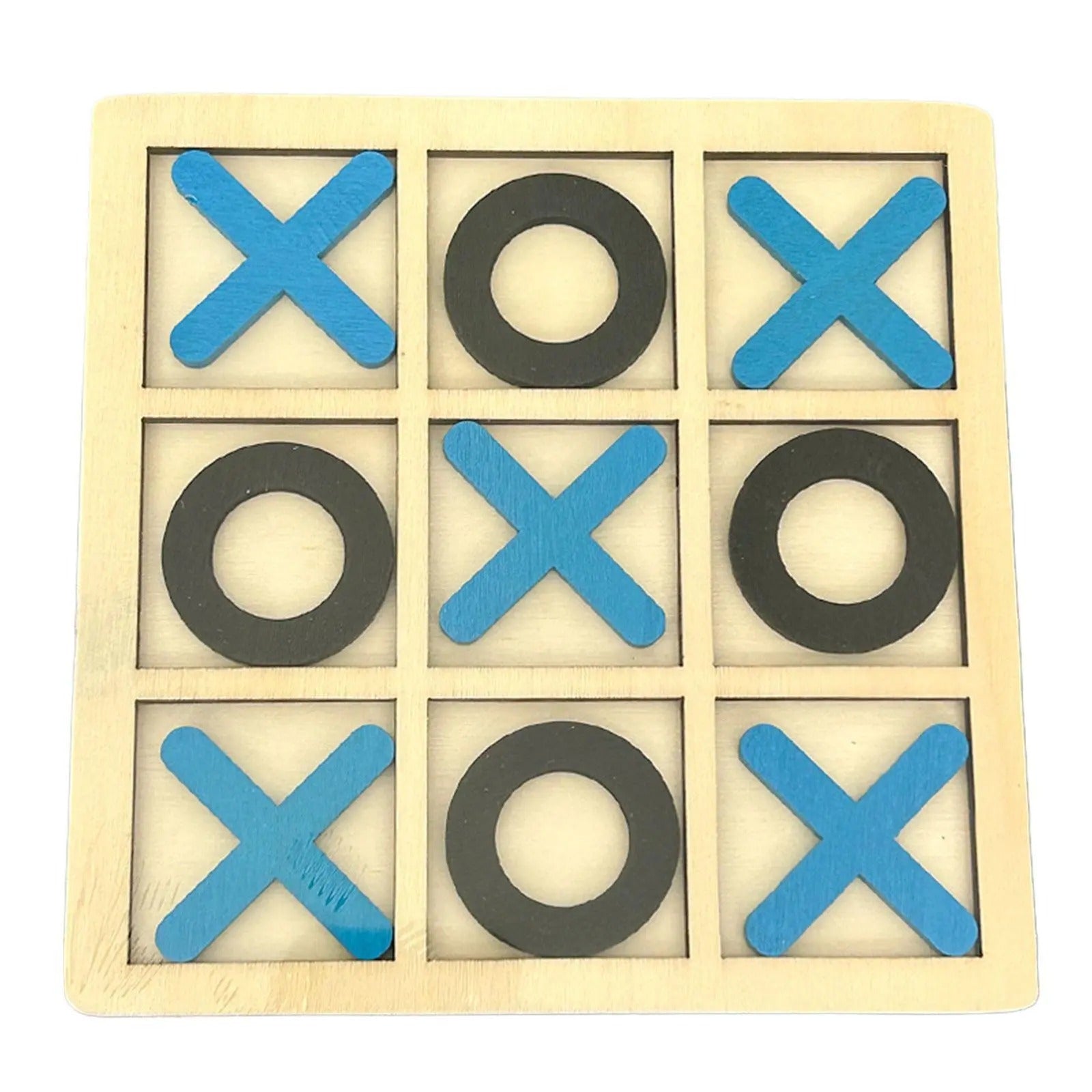 Wooden Tic-Tac-Toe Puzzle Game - 293 - Default Title - Odeez | Educational Toys Pakistan 
