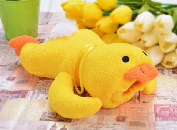 Duck Character Plush Feeder Cover Yellow - 385 - Default Title - Odeez | Educational Toys Pakistan 