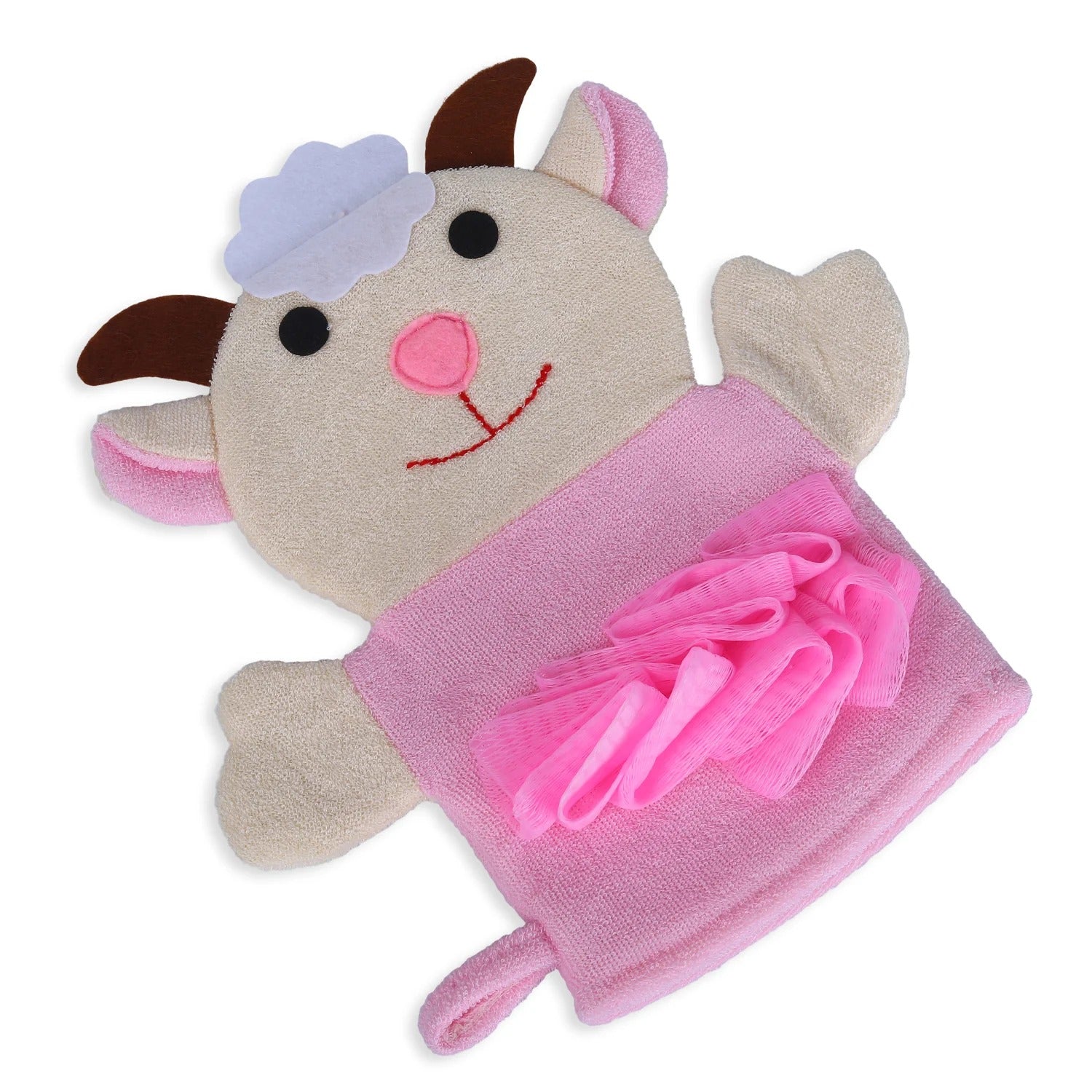 Cartoon Bath Scrubbing Gloves - Sweet Cow - Default Title - Odeez | Educational Toys Pakistan 
