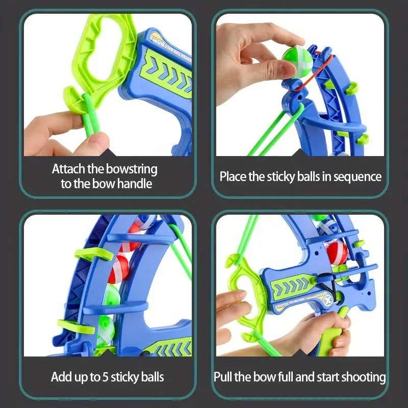 Bow And Arrow Dinosaur Dart Sticky Target Shooting - 900 - Default Title - Odeez | Educational Toys Pakistan 