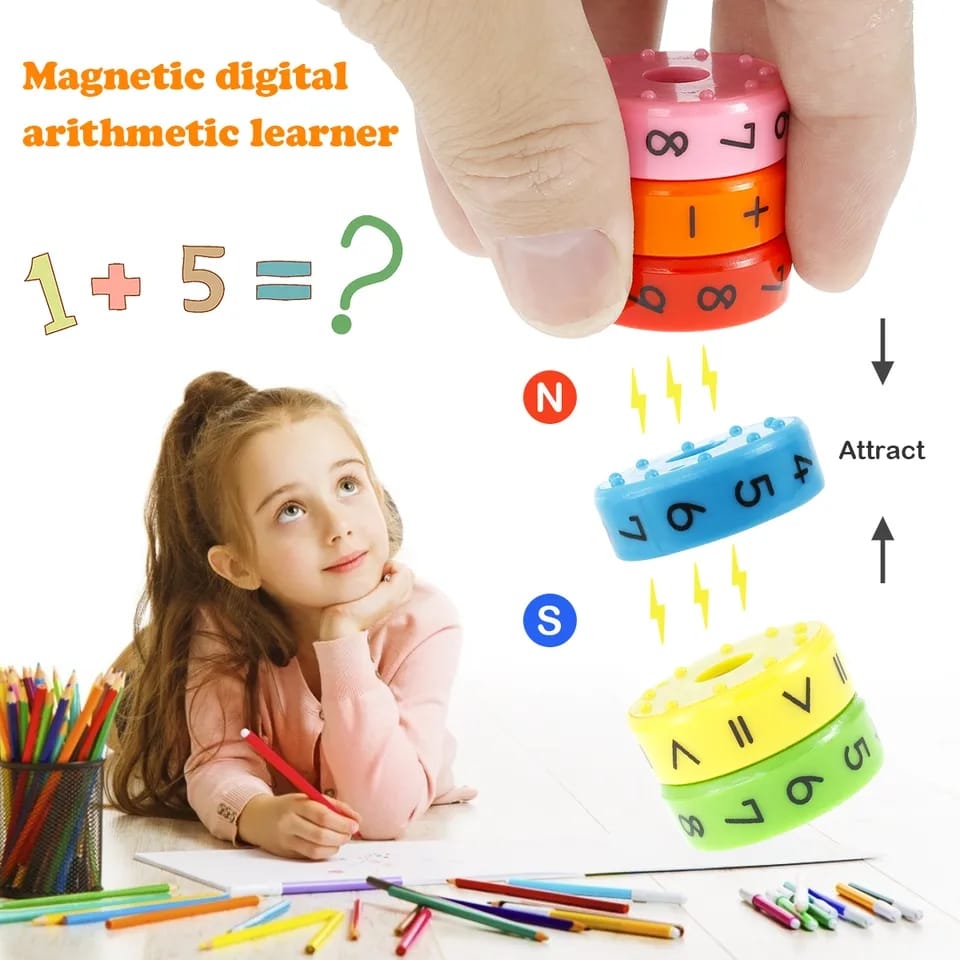 Mini Rotating Magnetic Math Operation Wheel - 313 - Default Title - Odeez | Educational Toys Pakistan 