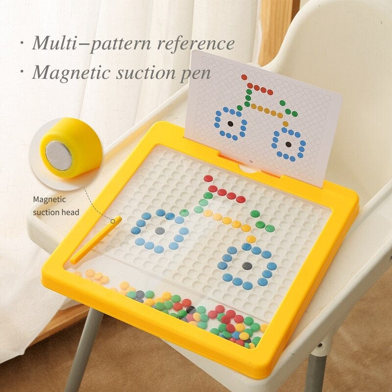 Small Magnetic Beads Drawing Board - 610 - Default Title - Odeez | Educational Toys Pakistan 