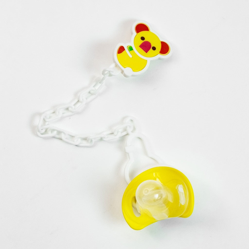 Baby Cartoon Pacifier with Chain - 168 - Default Title - Odeez | Educational Toys Pakistan 