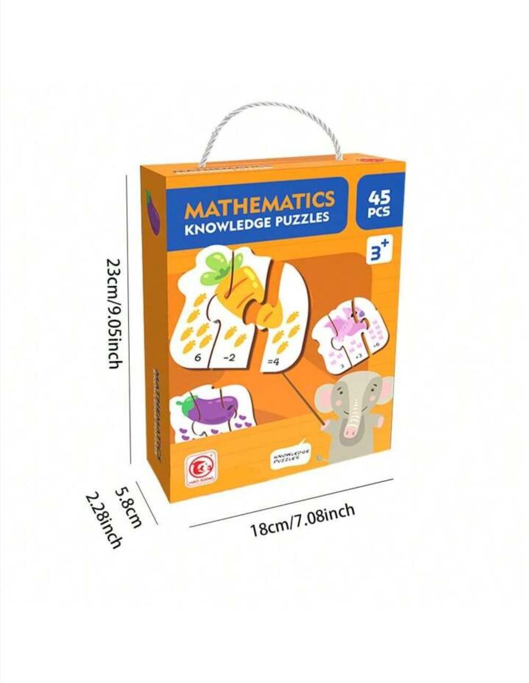 Mathematics Matching Jigsaw Puzzles - 45 pieces - Default Title - Odeez | Educational Toys Pakistan 
