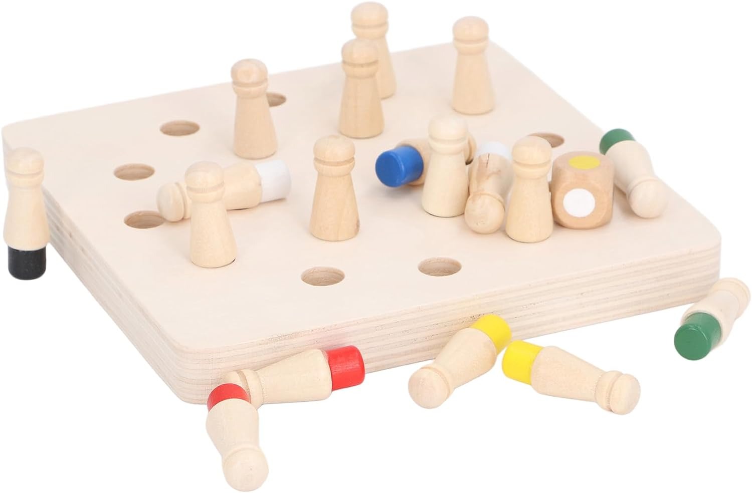 Wooden Color Memory Chess Game - 067 - Default Title - Odeez | Educational Toys Pakistan 