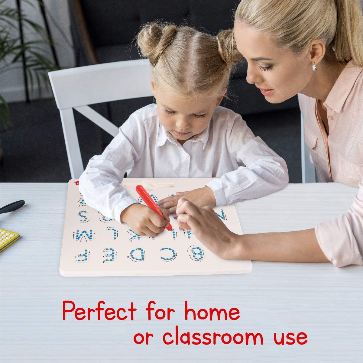 Magnetic Solid Uppercase Alphabet Tracing Magpad - 212 - Default Title - Odeez | Educational Toys Pakistan 