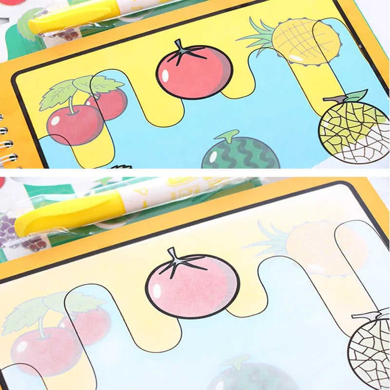 Water Magic Doodle Colorful Book with Handle - Random Designs - Default Title - Odeez | Educational Toys Pakistan 