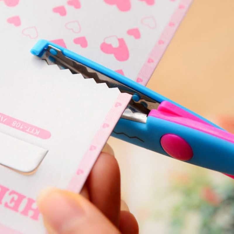 Craft Steel Lace Scissor for Kids Random Design - 017 - Default Title - Odeez | Educational Toys Pakistan 