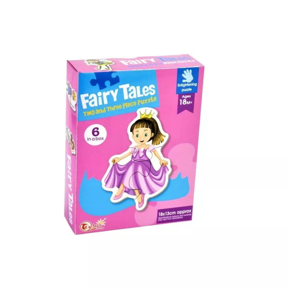 Fairy Tales Two & Three piece Puzzles Set - 061 - Default Title - Odeez | Educational Toys Pakistan 