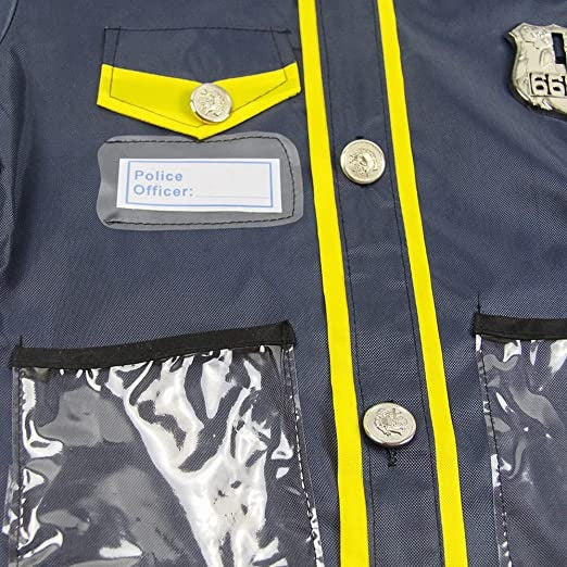 Kids Police Costume with Pretend Play Accessories - 003 - Default Title - Odeez | Educational Toys Pakistan 