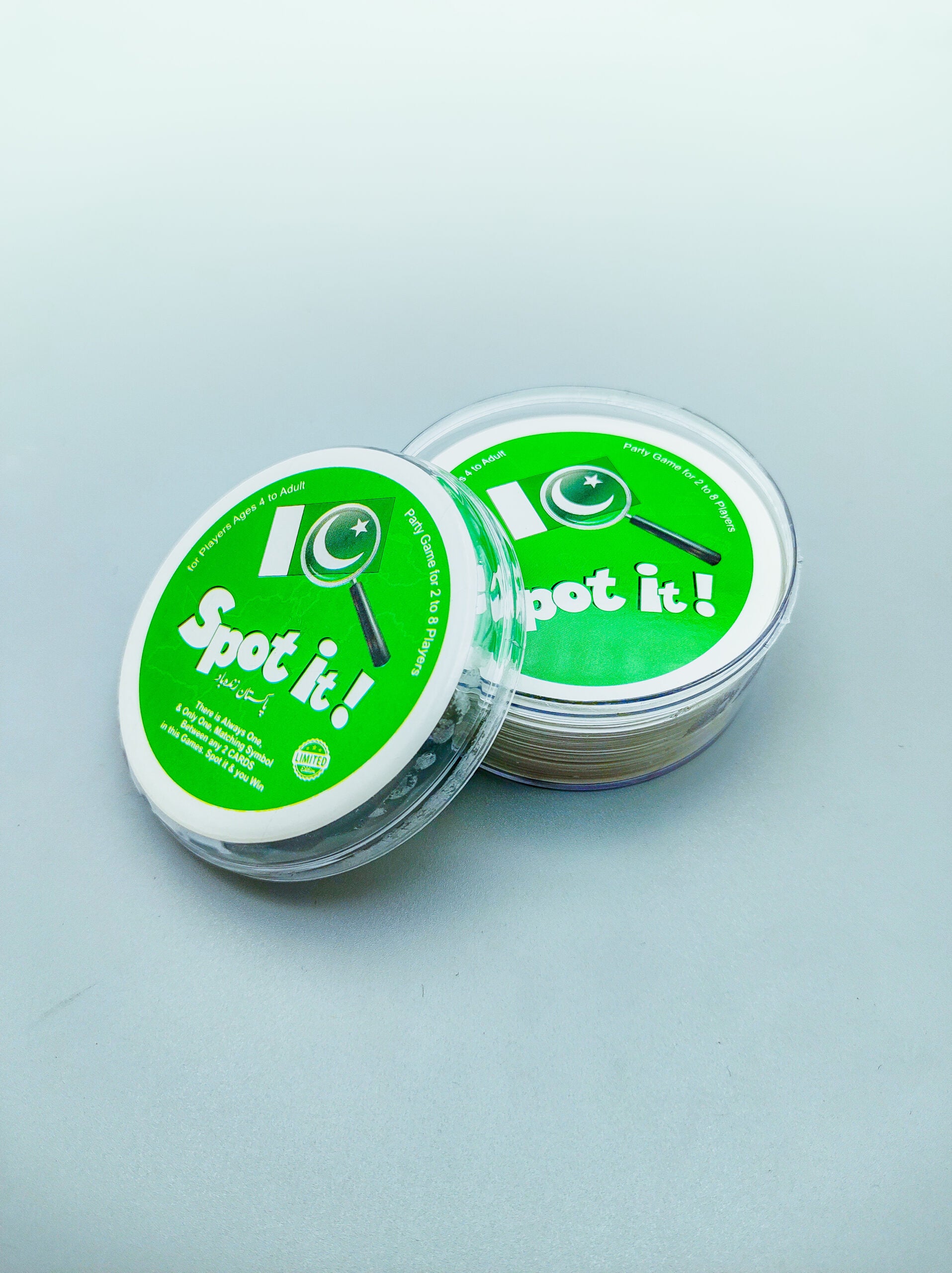 Pakistani Spot it! Active Play Acrylic Box - 46 Cards - 01B - Default Title - Odeez | Educational Toys Pakistan 