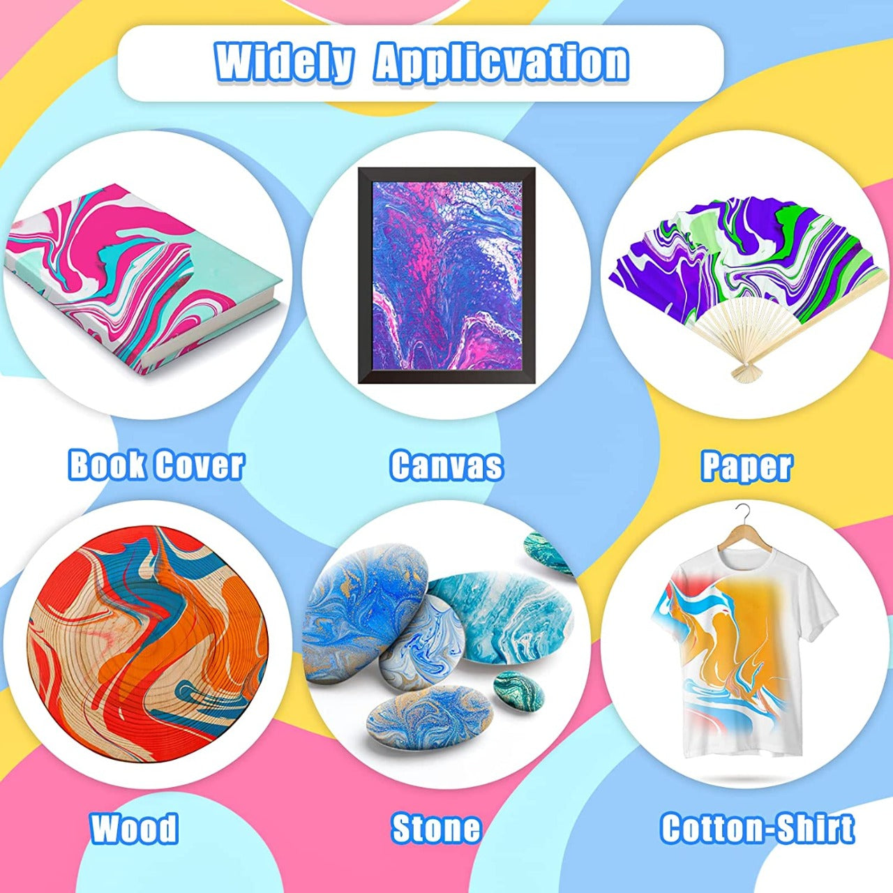 The Master of the Ebru Water Marble Painting Color - 06 colors-08 colors-12 colors - Odeez | Educational Toys Pakistan 