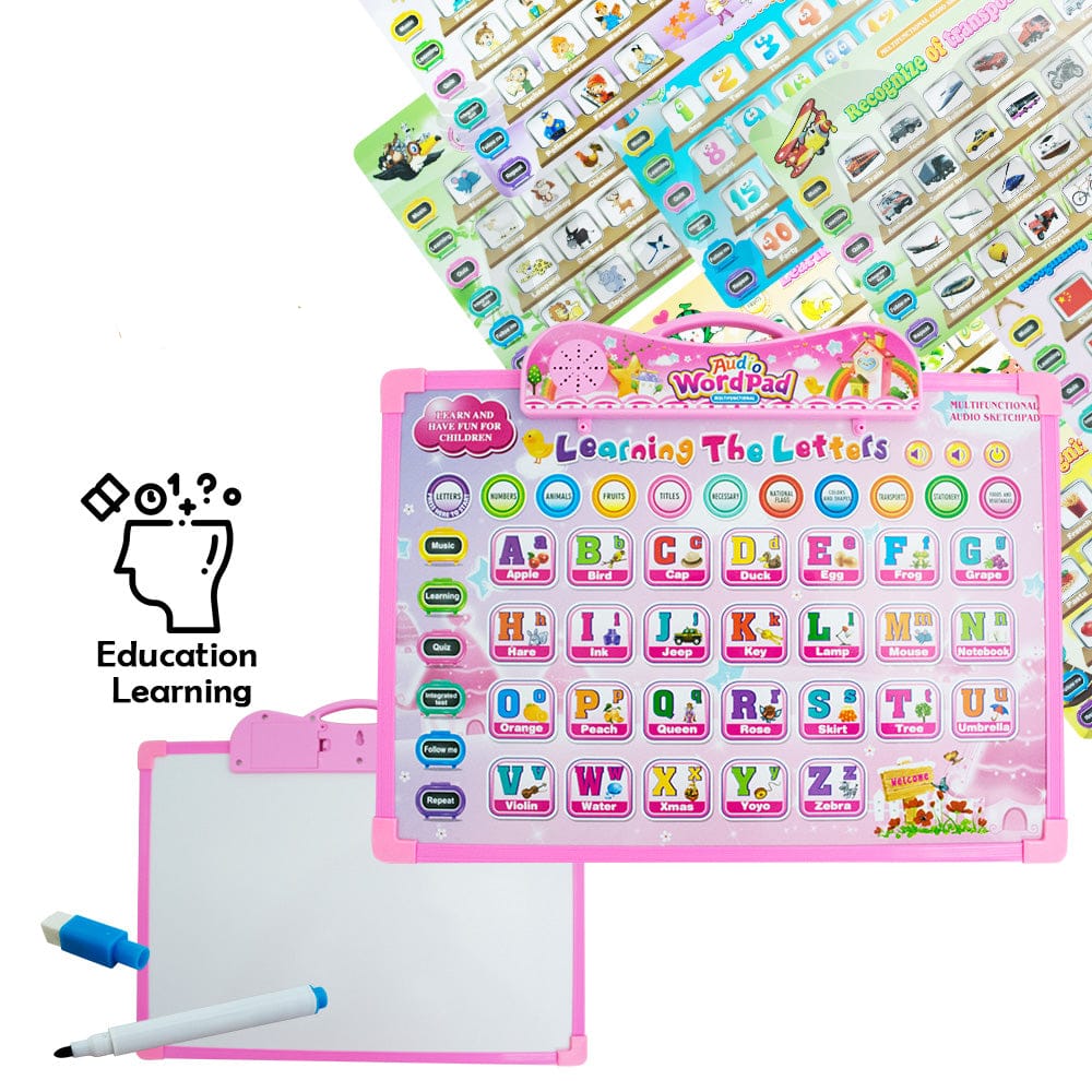 Multifunctional Audio Learning Drawing Pad with 11 Category - 935 - Default Title - Odeez | Educational Toys Pakistan 