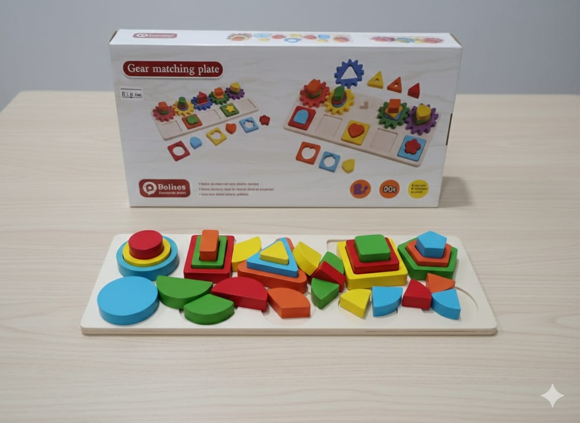 Gear Matching Shape Board - 648