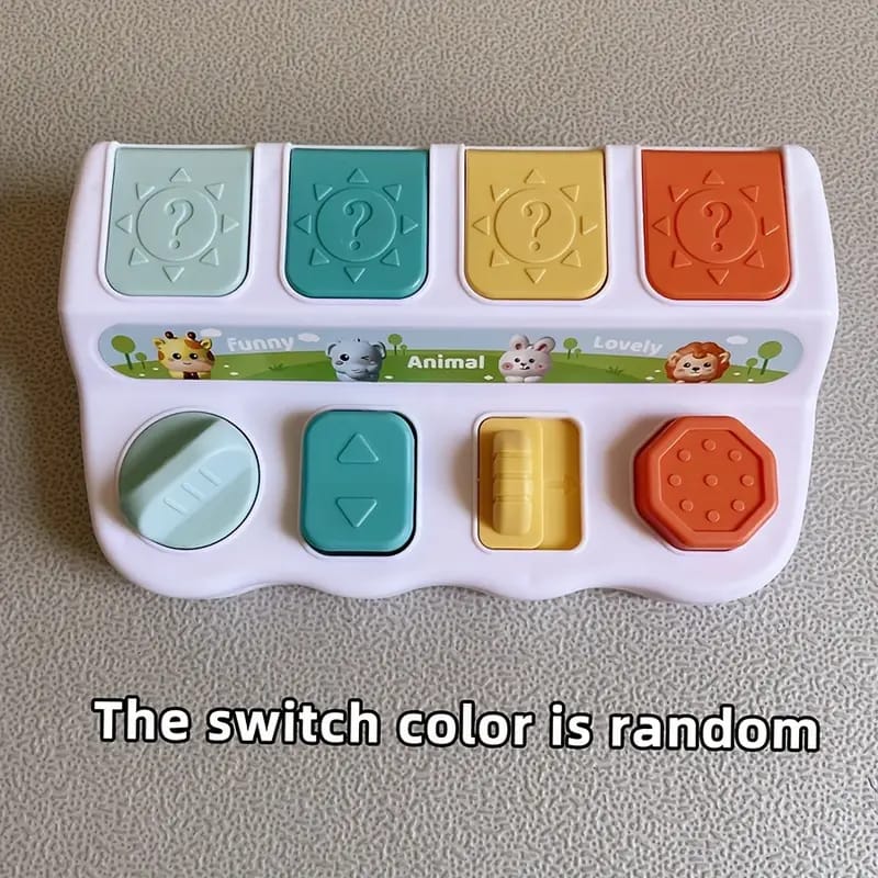 Pop-Up Cause and Effect Interactive Animals Sensory Set - 91A - Default Title - Odeez | Educational Toys Pakistan 