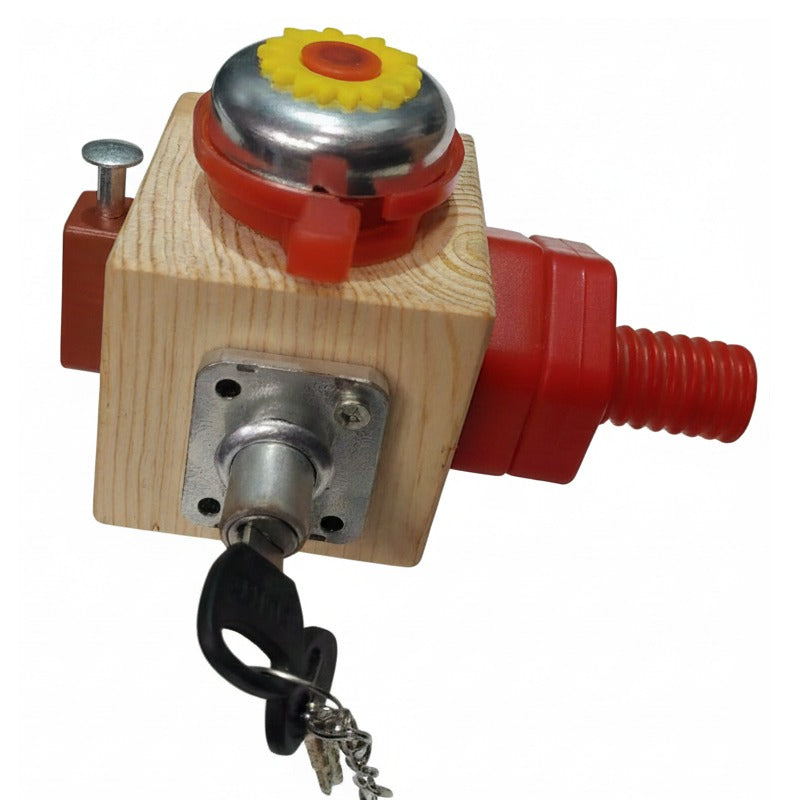 Wooden Montessori Activity Busy Cube - Six Sided