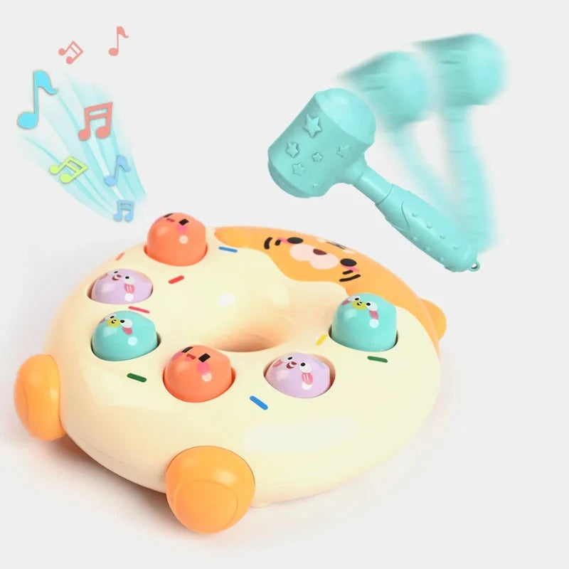 Donut Beat A Mole Musical Toy with Hammer - 015 - Default Title - Odeez | Educational Toys Pakistan 