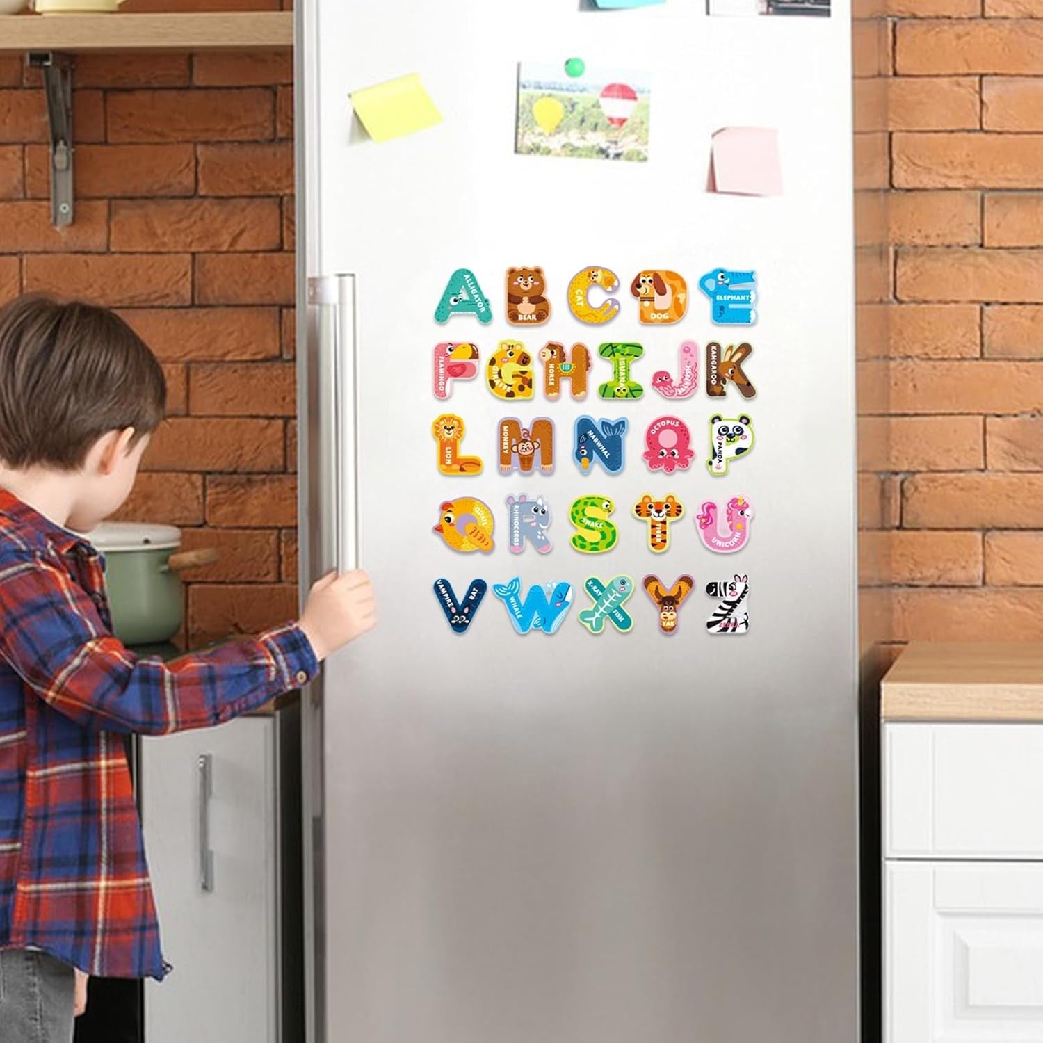 Early Education Letter Magnetic Puzzle A to Z - 26 pieces - Default Title - Odeez | Educational Toys Pakistan 