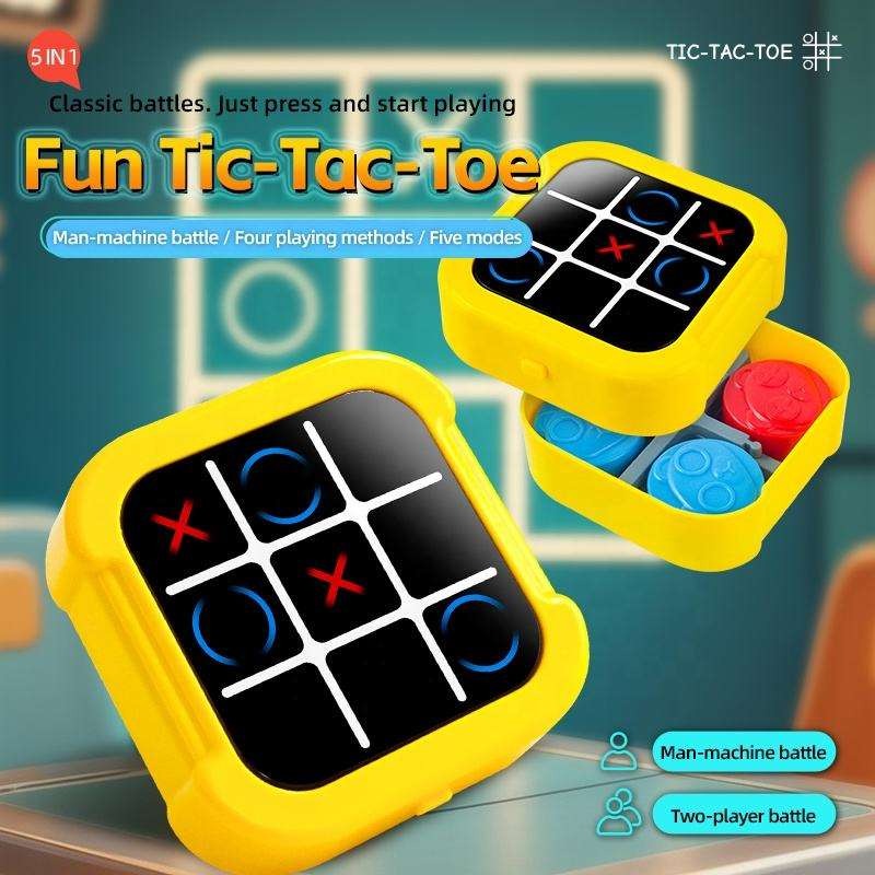 5in1 Electronic Touch Tic Tac Toe Puzzle Game - 265