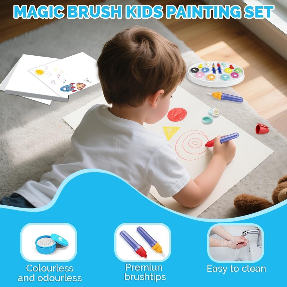 Mess Free Magic Light Brush Painting Station Art Kit - 001