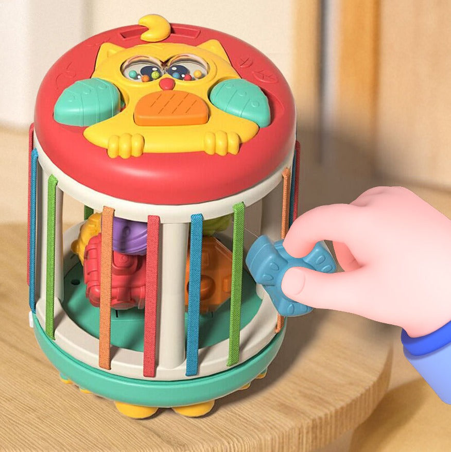 Hand Beat Drum Shape Stacking Activity Cylinder Toy - 521