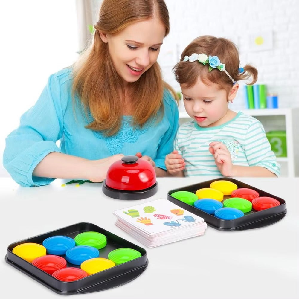 Crazy Push and Push Table Building Blocks Game - 24A - Default Title - Odeez | Educational Toys Pakistan 